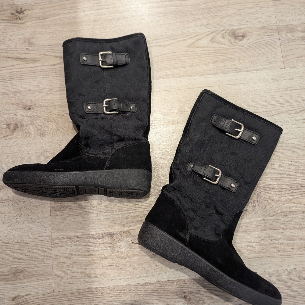 Coach women's winter snow boots size 7